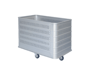 عربة ملابس مثقبة